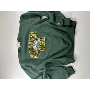Champion Notre Dame Irish Green Crewneck Sweatshirt S